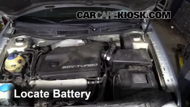 2001 Volkswagen Golf GTI GLS 1.8L 4 Cyl. Turbo Battery Replace